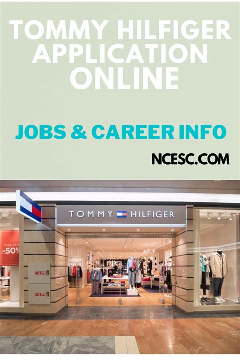 tommy hilfiger outlet job application.